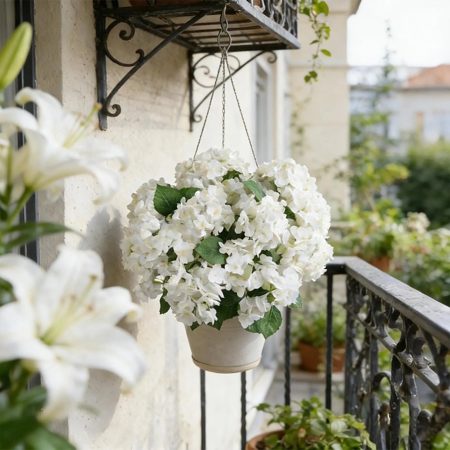 🌼Artificial hydrangeas for outdoors – 💐UV-resistant, waterproof, and wind-resistant