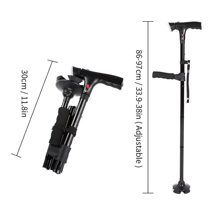 🦯Nowy model składanej kuli z podświetleniem LED