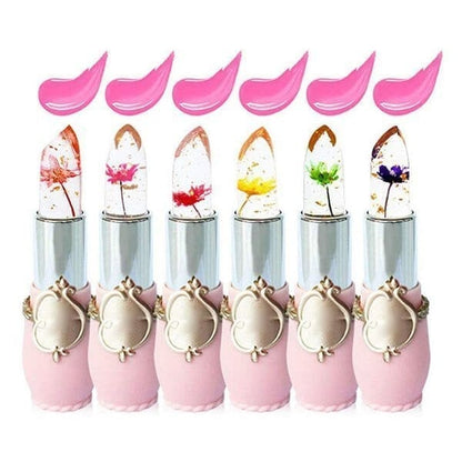 【🔥1+1 gratis】💄Kryształowy kwiat galaretki zmieniający kolor pomadki