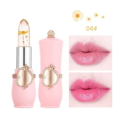 【🔥1+1 gratis】💄Kryształowy kwiat galaretki zmieniający kolor pomadki