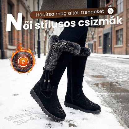 【EU 35-41】👢Damskie ciepłe i antypoślizgowe kozaki