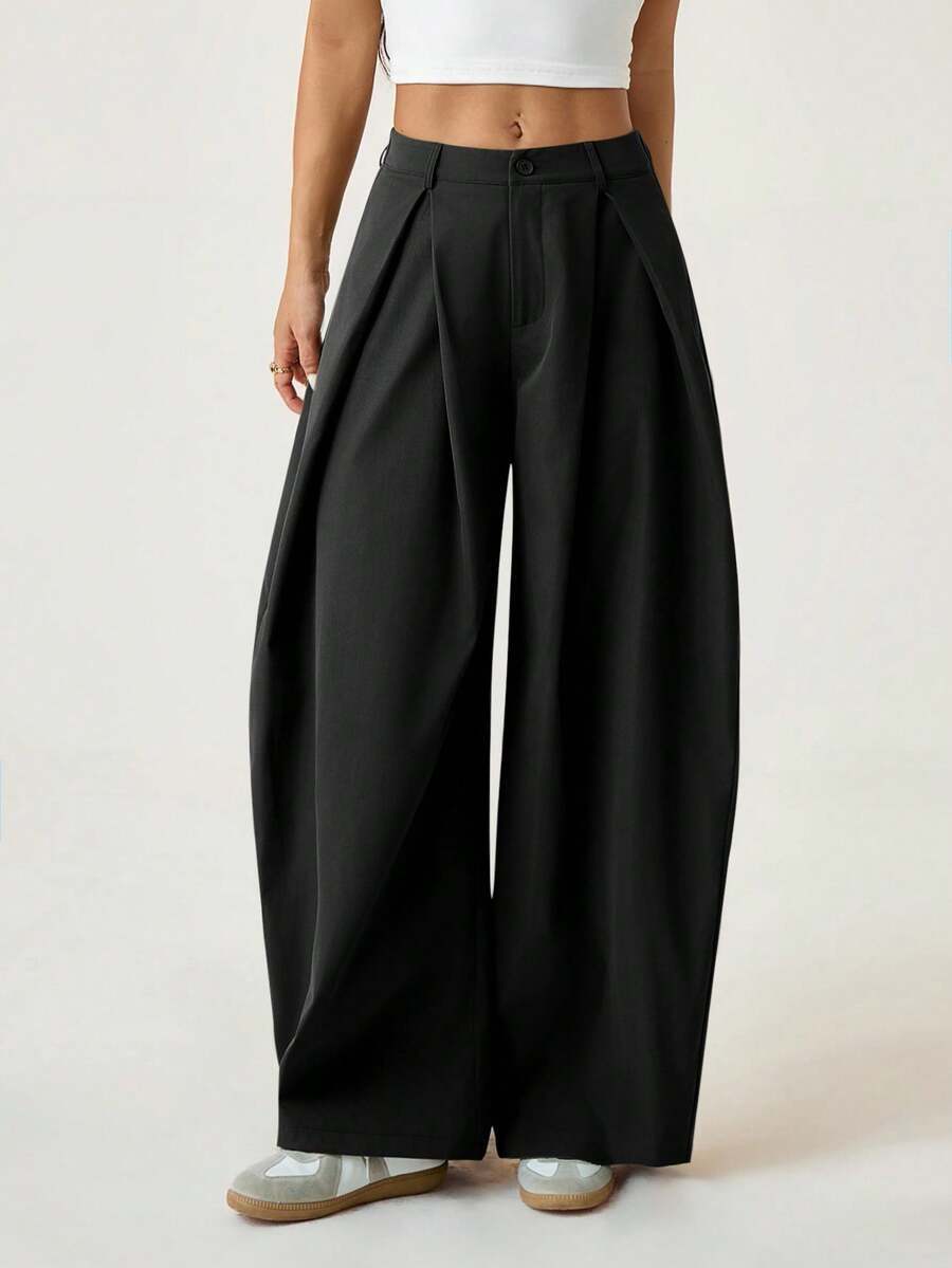 【S-2XL】👖Damska spódnica z plisami i szerokimi nogawkami