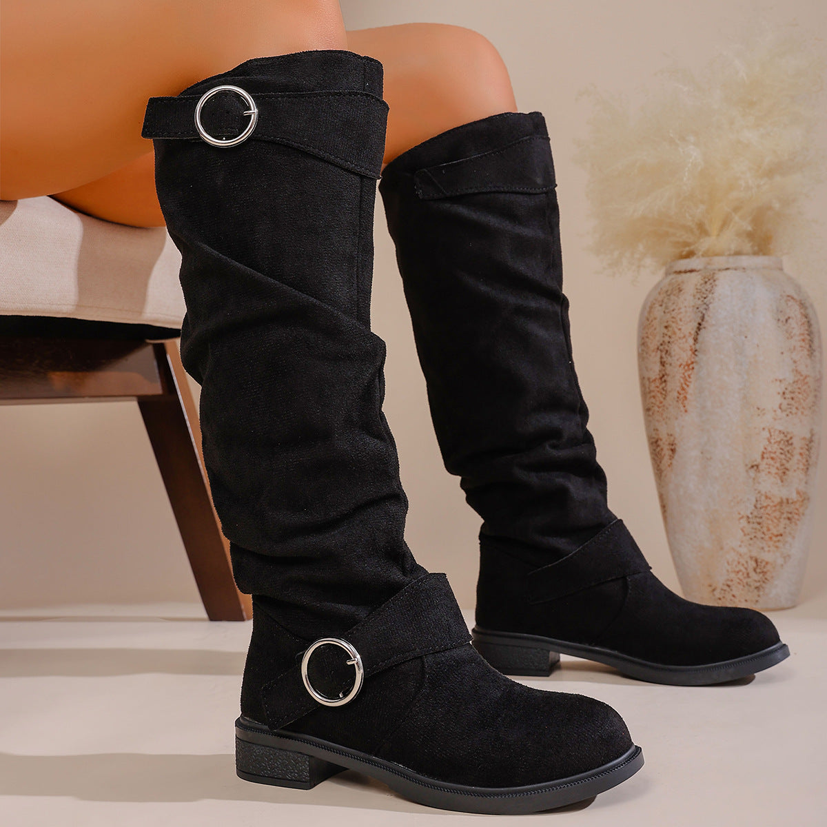 【EU 35-43】👢Eleganckie długie buty do kolan