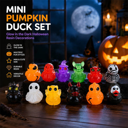 🔥1 zestaw 【12 szt.】🎃Miniaturowe kaczuszki Spook Resin