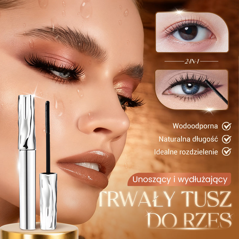 【🔥1+1 gratis】💄Wodoodporny, odporny na rozmazywanie tusz do rzęs wydłużający