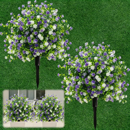 【🔥2+1 gratis】🌸Sztuczne drzewka doniczkowe z kołkami do wbijania w ziemię