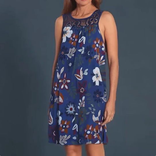 【S-4XL】🌸Modna damska sukienka bez rękawów z nadrukowanym wzorem