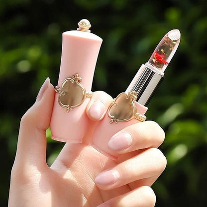 【🔥1+1 gratis】💄Kryształowy kwiat galaretki zmieniający kolor pomadki