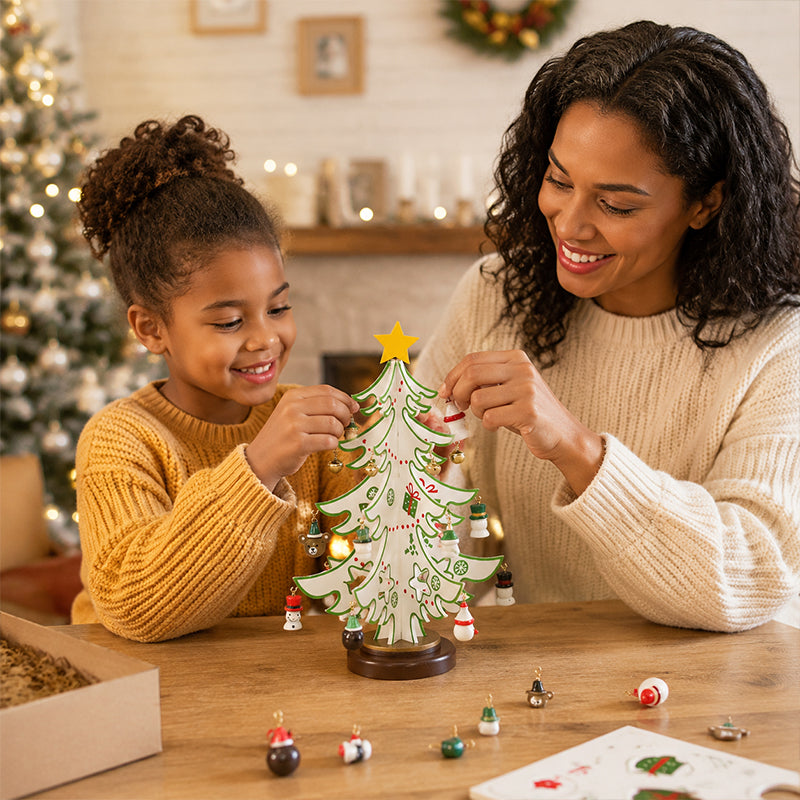 🎄 Drewniana ozdoba choinkowa do samodzielnego wykonania