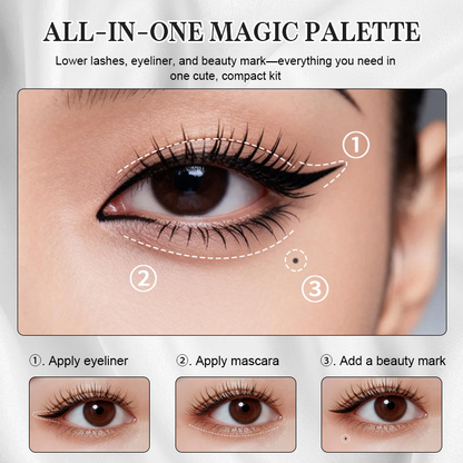 【🔥3+1 gratis】💄Przenośny zestaw cieni do powiek 3 w 1