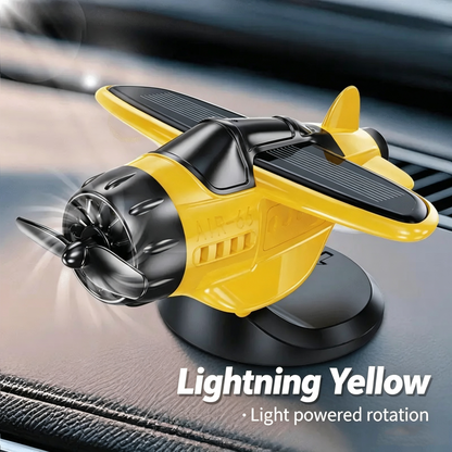 🛩️✨Ozdoby samochodowe w kształcie samolotu, zasilane energią słoneczną