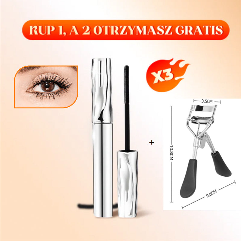 【🔥1+1 gratis】💄Wodoodporny, odporny na rozmazywanie tusz do rzęs wydłużający