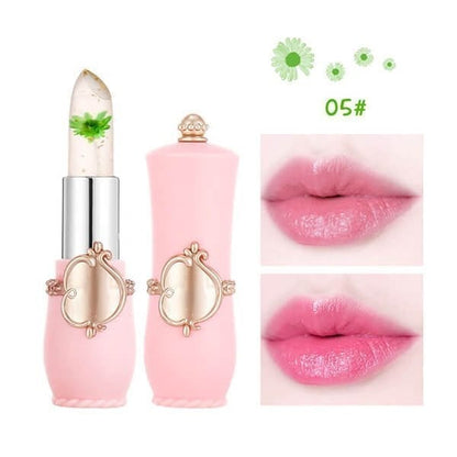 【🔥1+1 gratis】💄Kryształowy kwiat galaretki zmieniający kolor pomadki