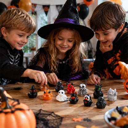 🔥1 zestaw 【12 szt.】🎃Miniaturowe kaczuszki Spook Resin