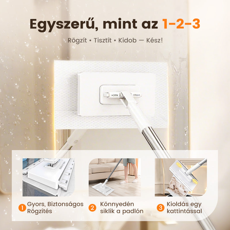 🧹Prostokątny mop płaski – 🧼Nadaj swojemu pokojowi nowe życie