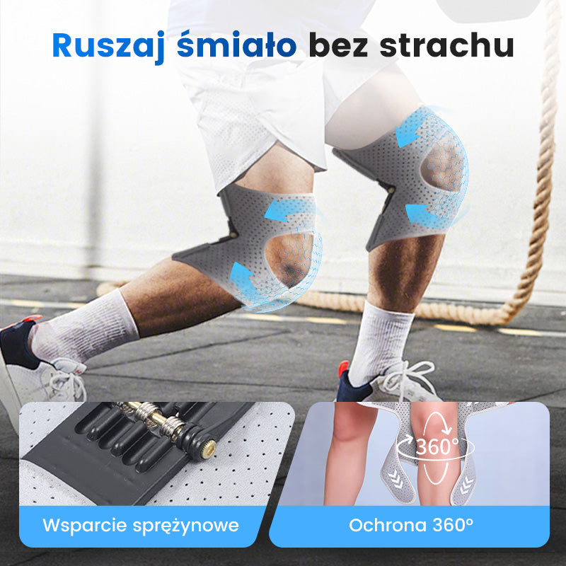 🦵Regulowane Ochraniacze Kolan – 💪✨Podwójna Ochrona i Maksymalny Komfort!