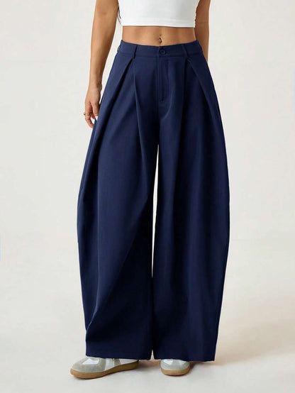 【S-2XL】👖Damska spódnica z plisami i szerokimi nogawkami