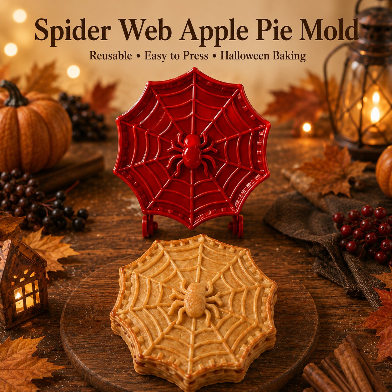 🎃 8-częściowy zestaw foremek do mini ciasteczek na Halloween