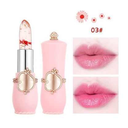 【🔥1+1 gratis】💄Kryształowy kwiat galaretki zmieniający kolor pomadki