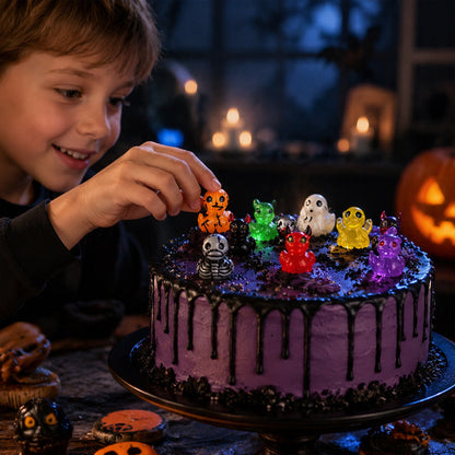 🔥1 zestaw 【12 szt.】🎃Miniaturowe kaczuszki Spook Resin