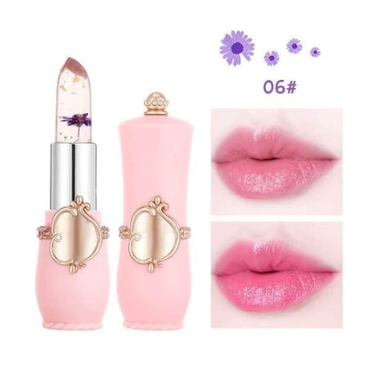 【🔥1+1 gratis】💄Kryształowy kwiat galaretki zmieniający kolor pomadki