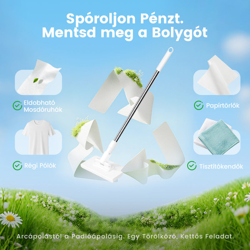 🧹Prostokątny mop płaski – 🧼Nadaj swojemu pokojowi nowe życie