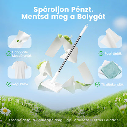 🧹Prostokątny mop płaski – 🧼Nadaj swojemu pokojowi nowe życie