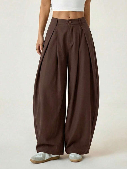 【S-2XL】👖Damska spódnica z plisami i szerokimi nogawkami