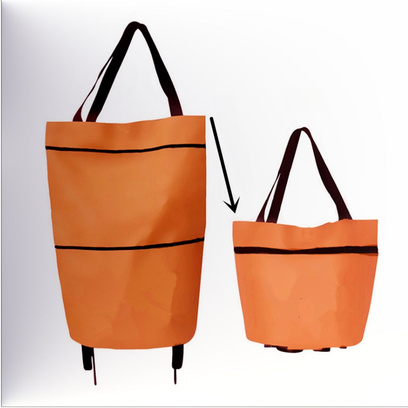 🛍️✨Skládací nákupní taška – sklopná kolečka, nosnost 20 kg