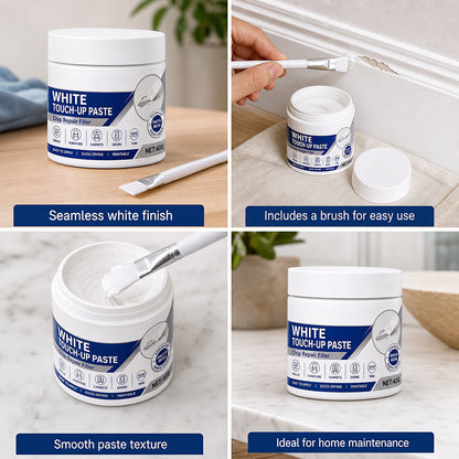 【🔥3+1 gratis】🧼Biała pasta do retuszu mebli z pędzelkiem