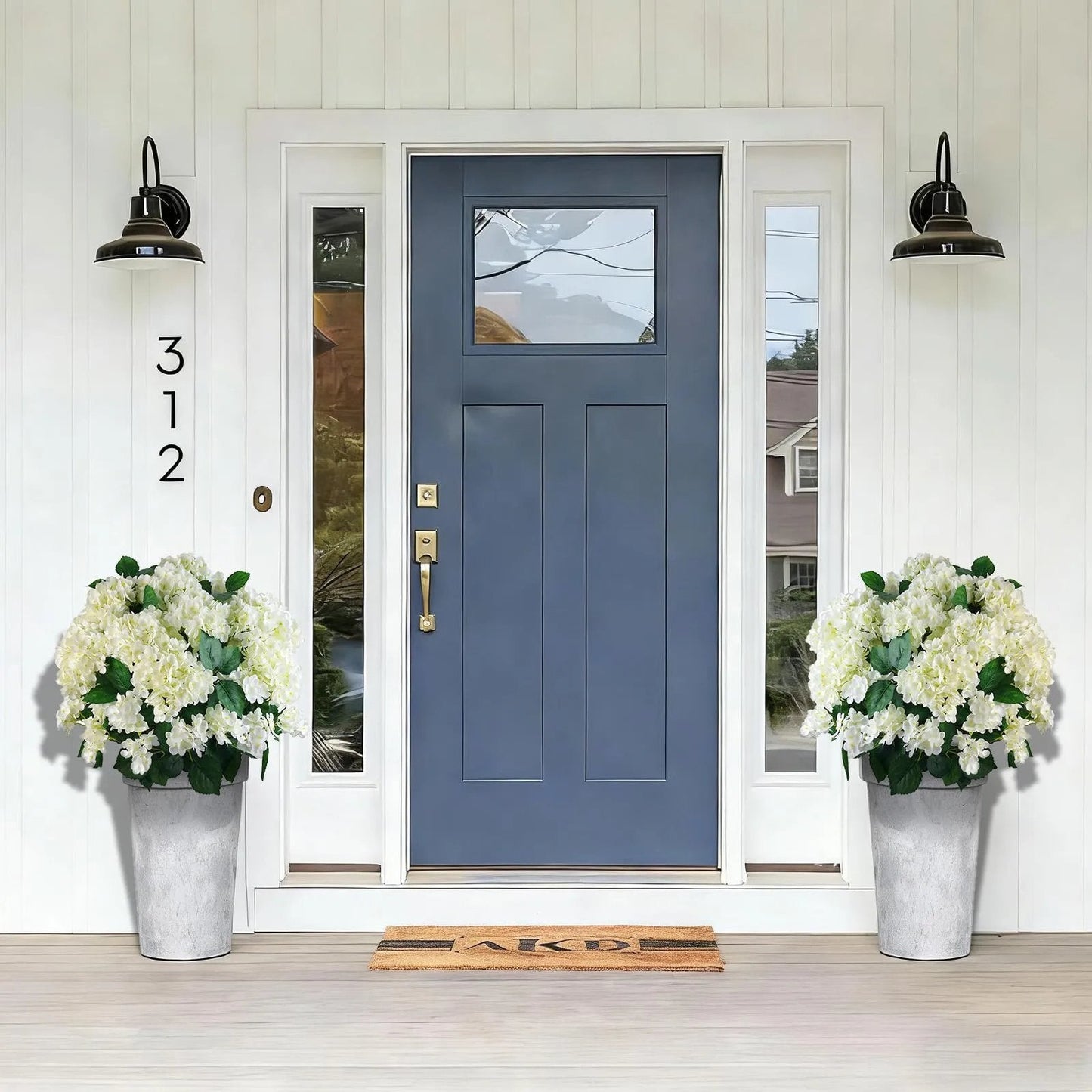🌼Artificial hydrangeas for outdoors – 💐UV-resistant, waterproof, and wind-resistant