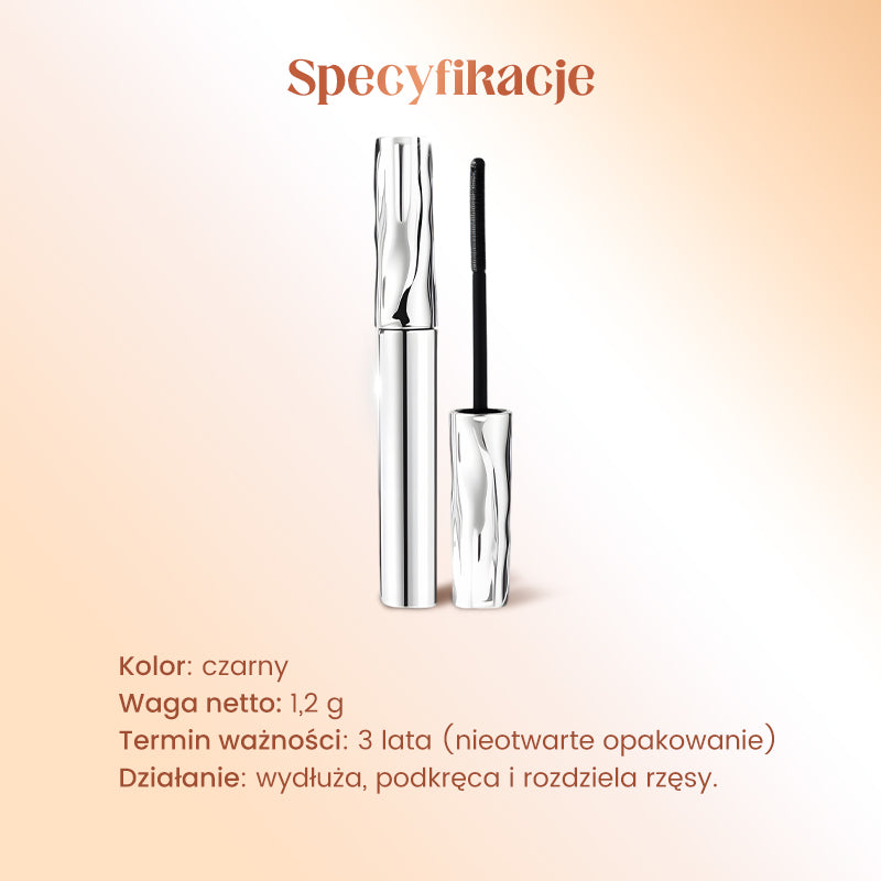 【🔥1+1 gratis】💄Wodoodporny, odporny na rozmazywanie tusz do rzęs wydłużający