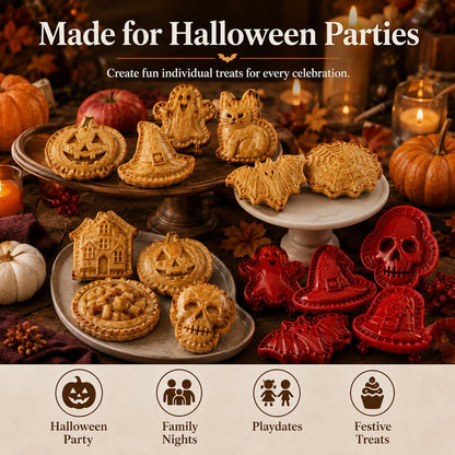 🎃 8-częściowy zestaw foremek do mini ciasteczek na Halloween