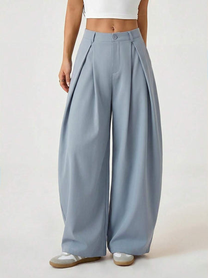 【S-2XL】👖Damska spódnica z plisami i szerokimi nogawkami