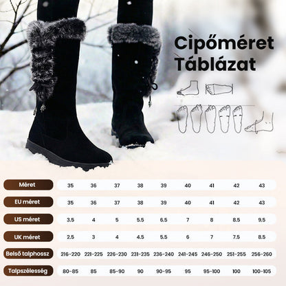 【EU 35-41】👢Damskie ciepłe i antypoślizgowe kozaki