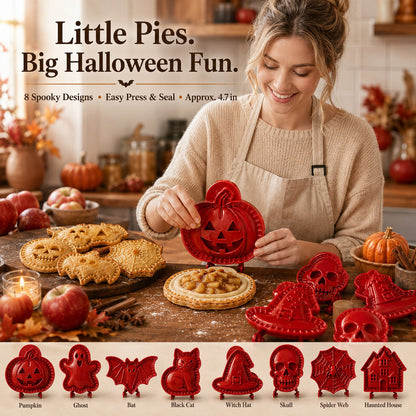🎃 8-częściowy zestaw foremek do mini ciasteczek na Halloween