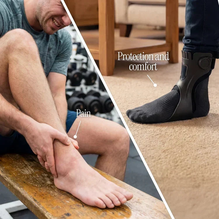 👣Regulowany podnóżek z nadmuchiwaną wyściółką
