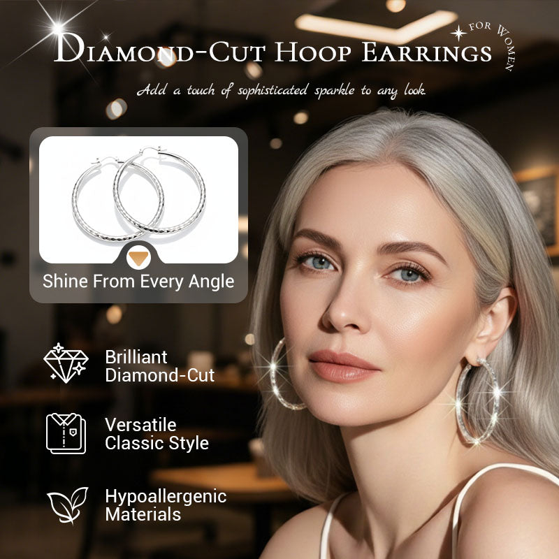 【🔥 1+1 gratis】💎Diamentowane kolczyki z pierścieniem