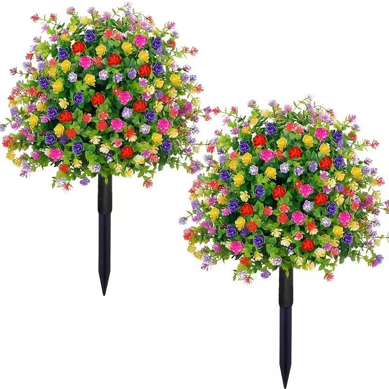 【🔥2+1 gratis】🌸Sztuczne drzewka doniczkowe z kołkami do wbijania w ziemię
