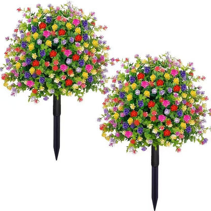 【🔥2+1 gratis】🌸Sztuczne drzewka doniczkowe z kołkami do wbijania w ziemię