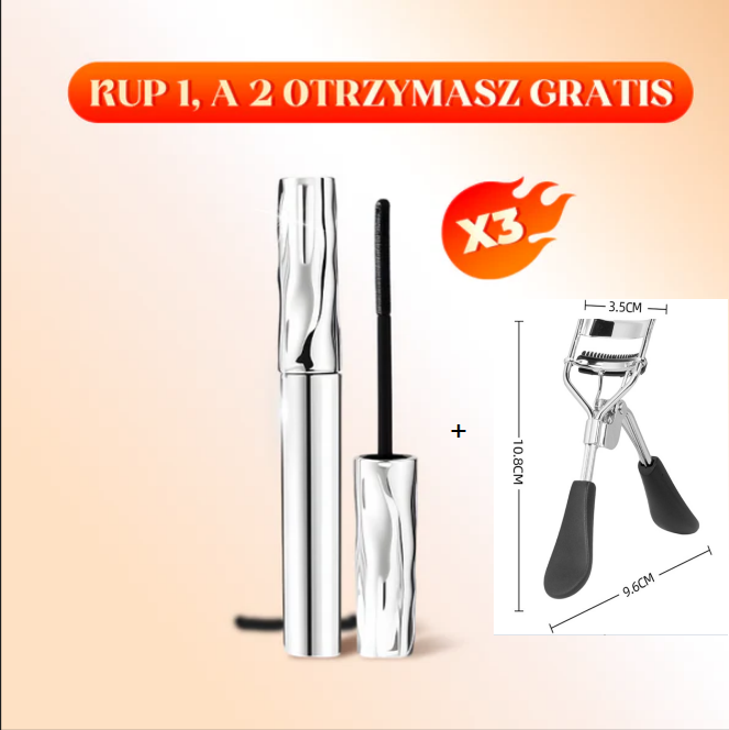【🔥1+1 gratis】💄Wodoodporny, odporny na rozmazywanie tusz do rzęs wydłużający