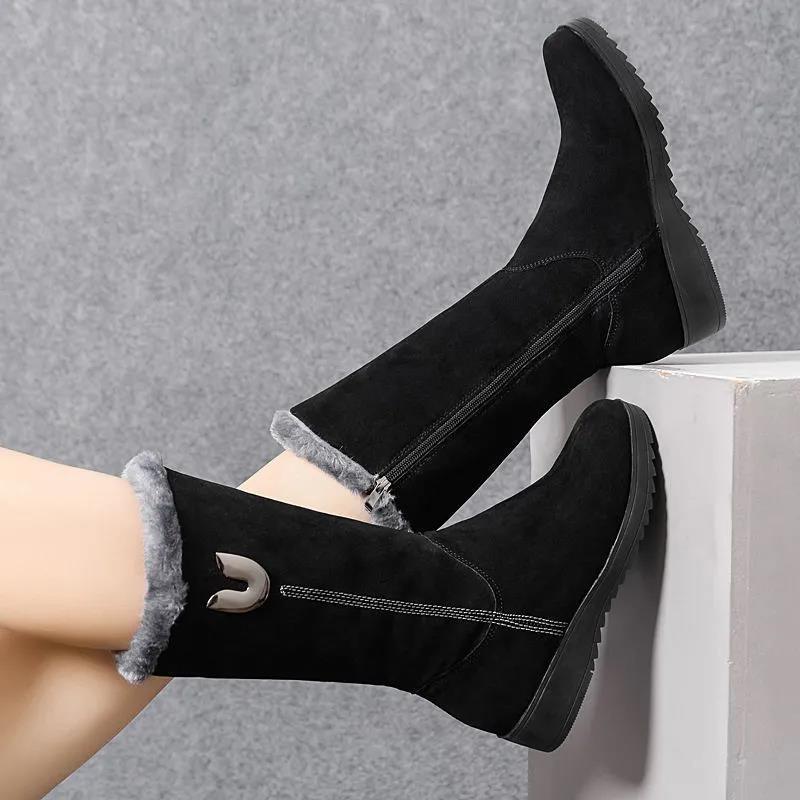 【EU 35-41】👢Damskie, codzienne, pluszowe, termiczne buty śnieżne