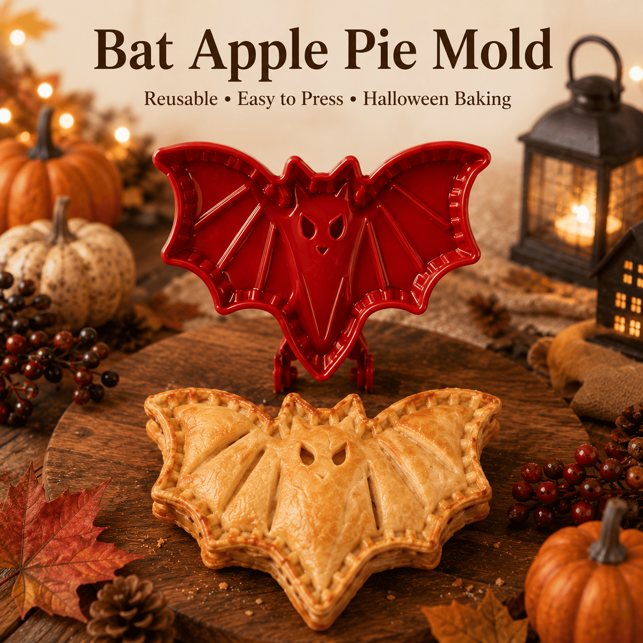 🎃 8-częściowy zestaw foremek do mini ciasteczek na Halloween
