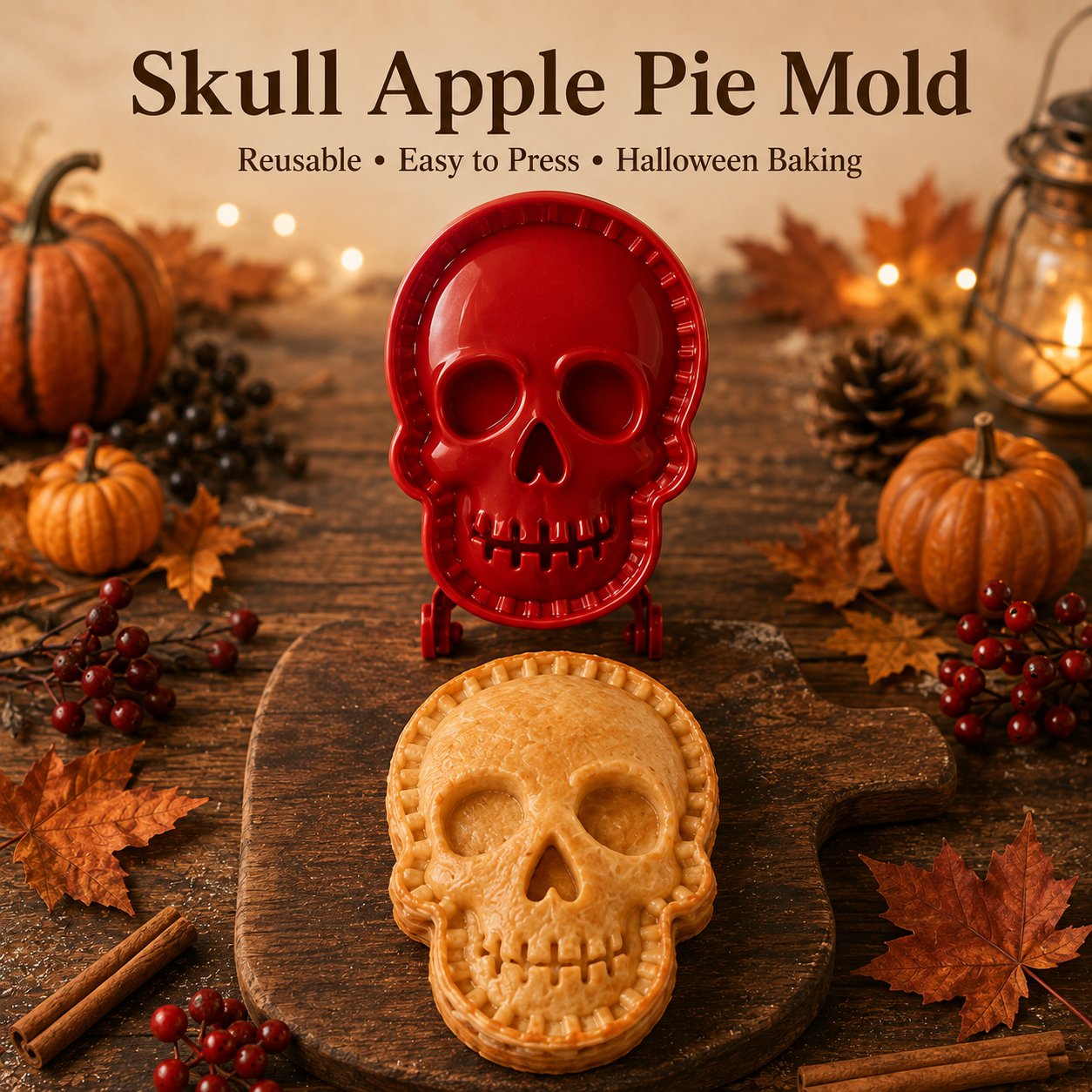 🎃 8-częściowy zestaw foremek do mini ciasteczek na Halloween