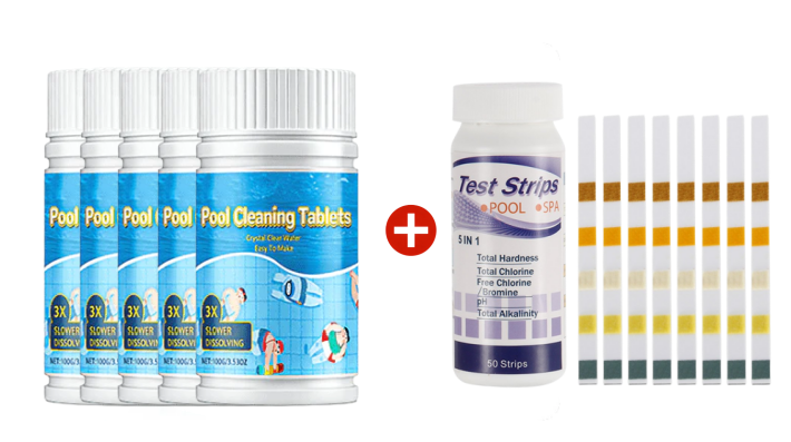 【🏖️2+1 gratis】💦✨Tabletki do czyszczenia basenów
