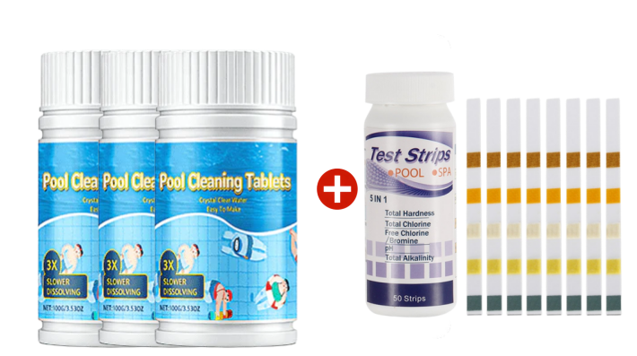 【🏖️2+1 gratis】💦✨Tabletki do czyszczenia basenów