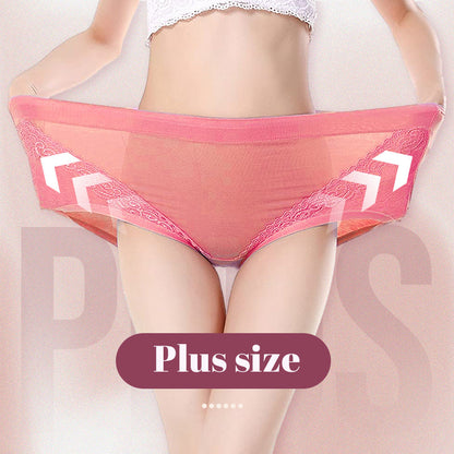 【🔥2+1 ingyen】💖Bawełniane majtki Plus Size z wysokim stanem i ochroną przed przeciekaniem