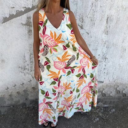 【S-3XL】🌺Luźna sukienka w nadruk