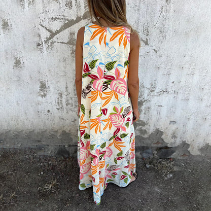 【S-3XL】🌺Luźna sukienka w nadruk