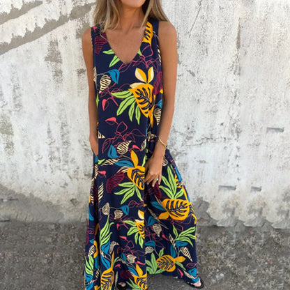 【S-3XL】🌺Luźna sukienka w nadruk